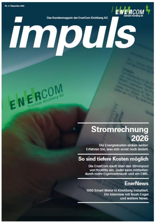 impuls - das Kundenmagazin der EnerCom Kirchberg AG